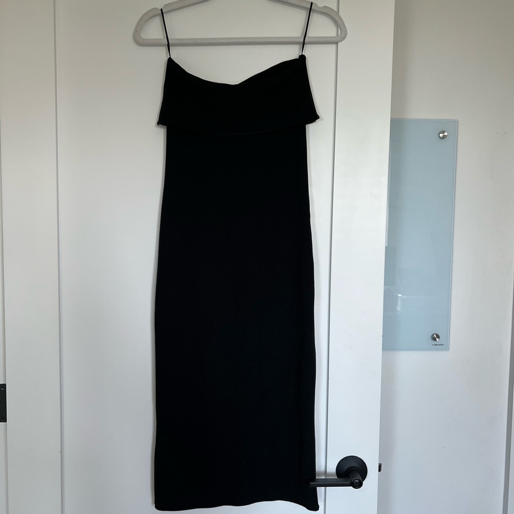 Zara Strapless Black Dress